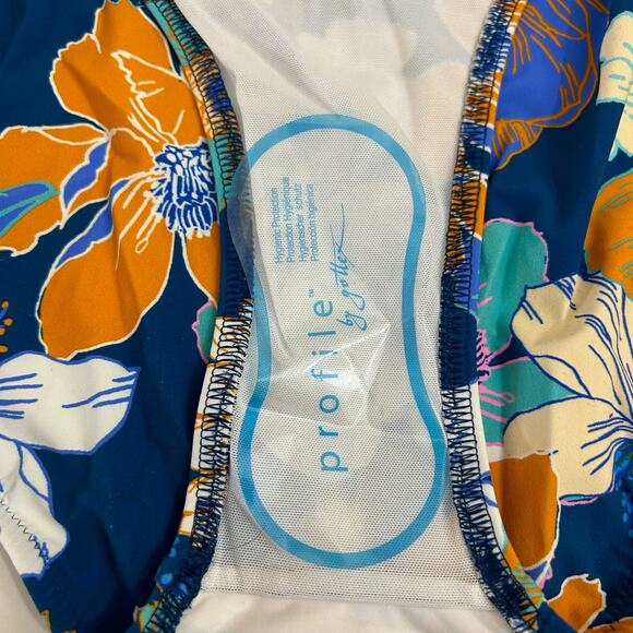 NWT PROFILE BY GOTTEX Rising Sun One-Piece Swimsuit. Size 8D - Picture 13 of 16